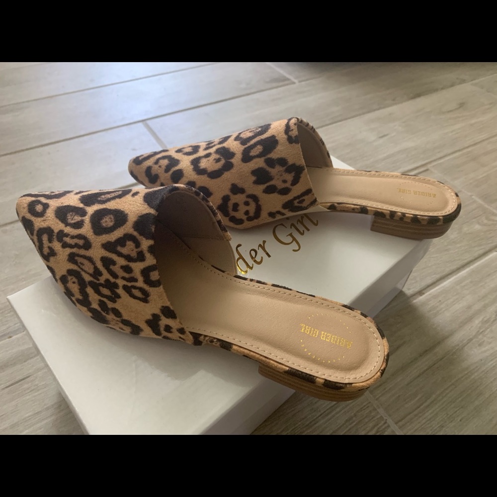 Rosie Daze Mina Leopard Flats